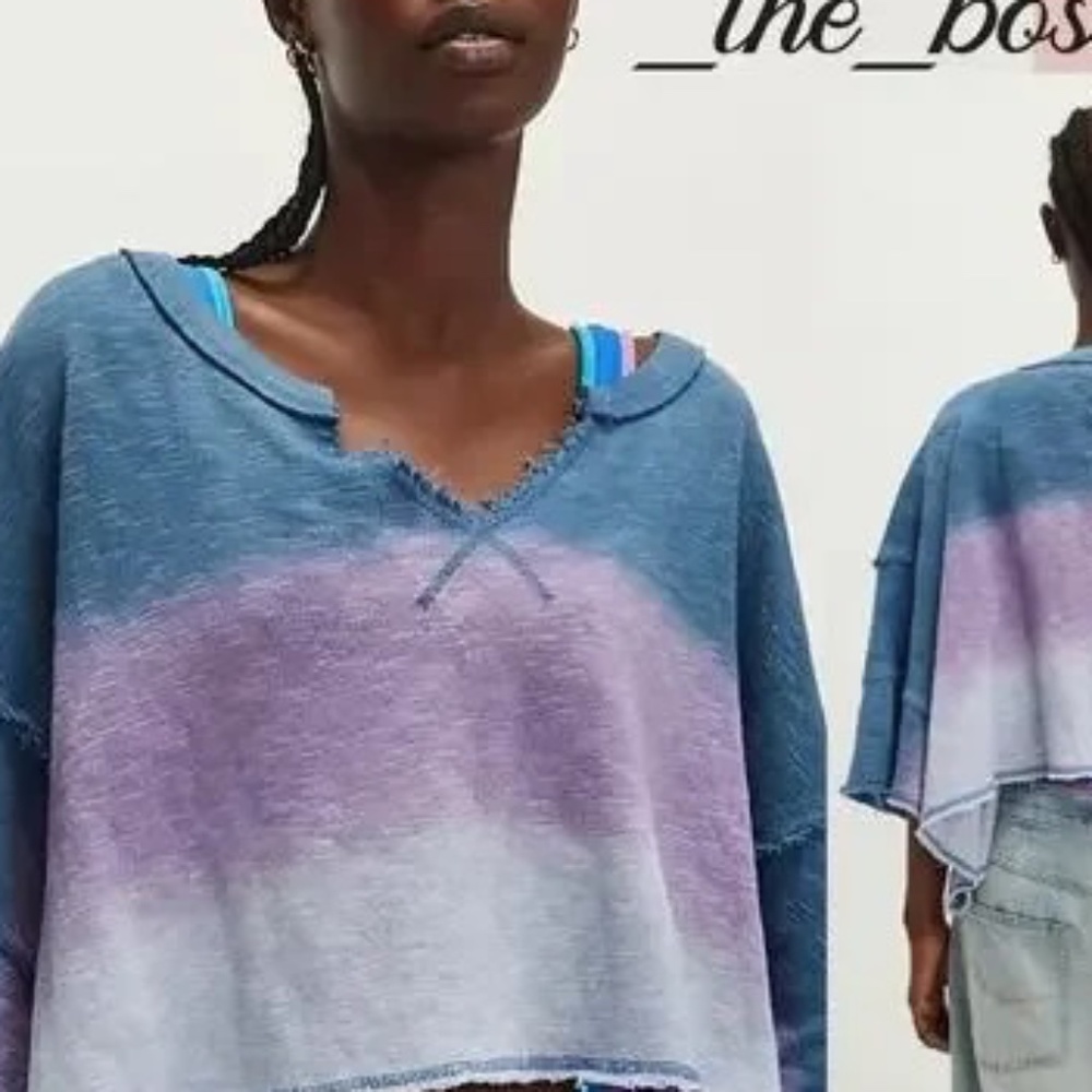 Free People We The Free After Midnight Washed Tee